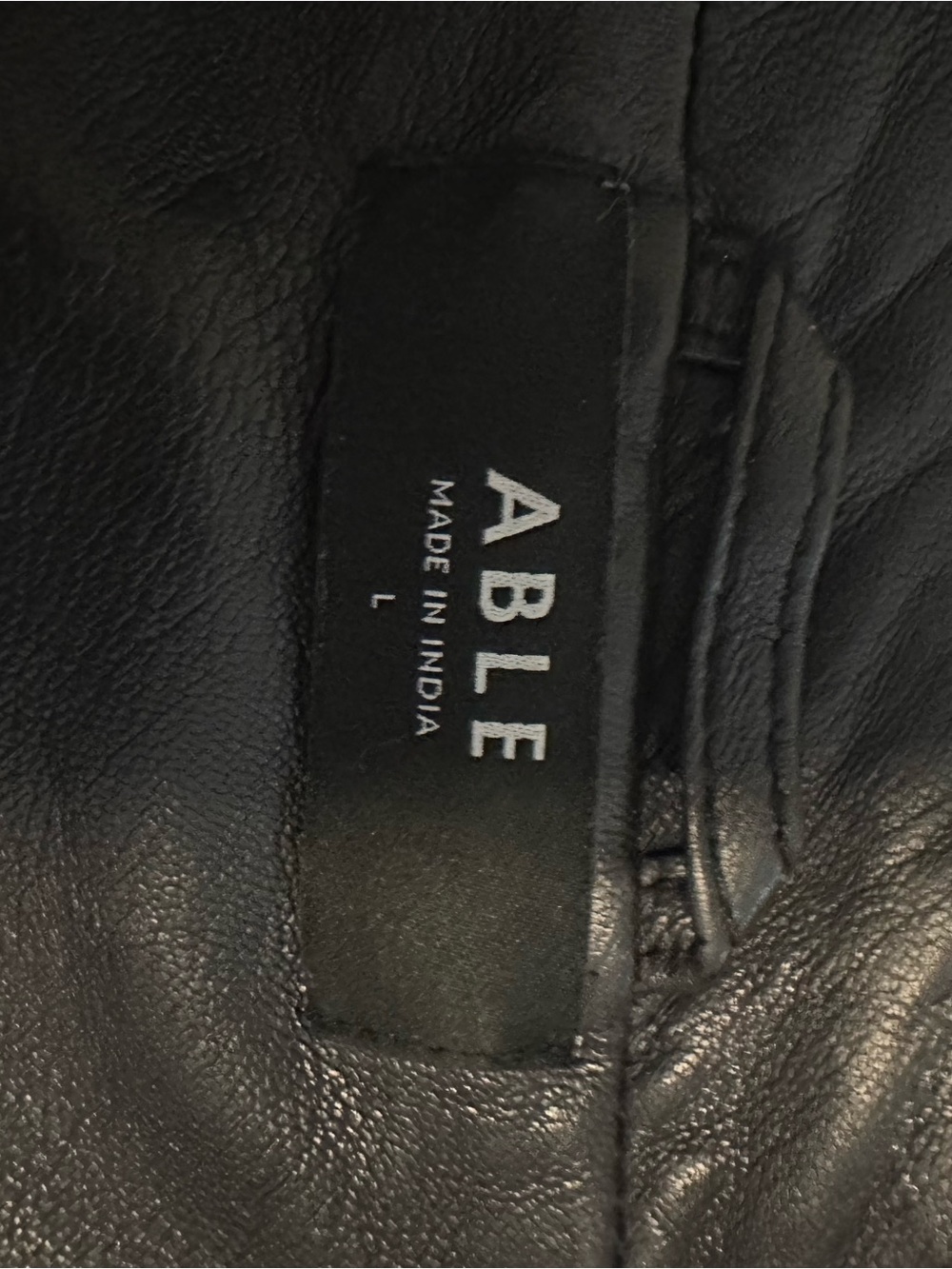 Able Black Leather Jacket